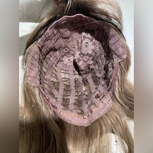 HAIR, 26”+ long, straight, with bangs, Ombre brown to ash shade - Picture 8 of 10